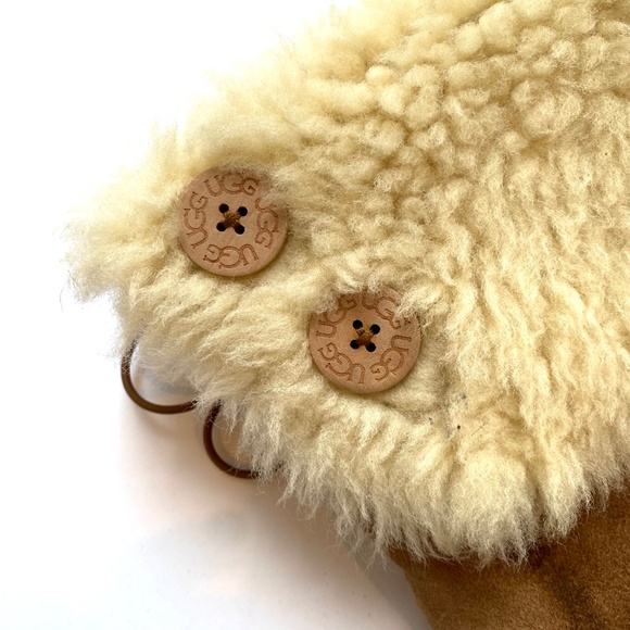 UGG Bailey Button Over The Knee Tall Chestnut Shearling Boots SIZE 10 Uggs! - Picture 5 of 6